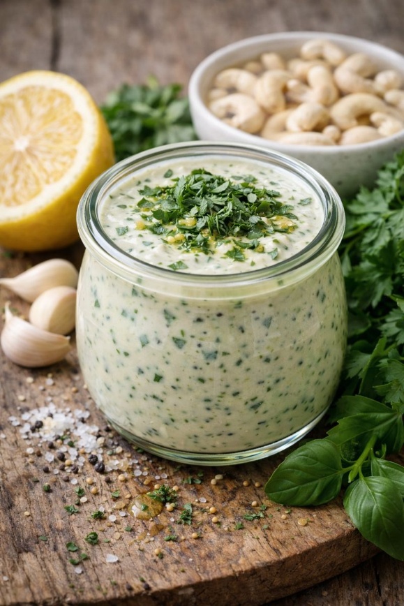 Noten-kruidendressing